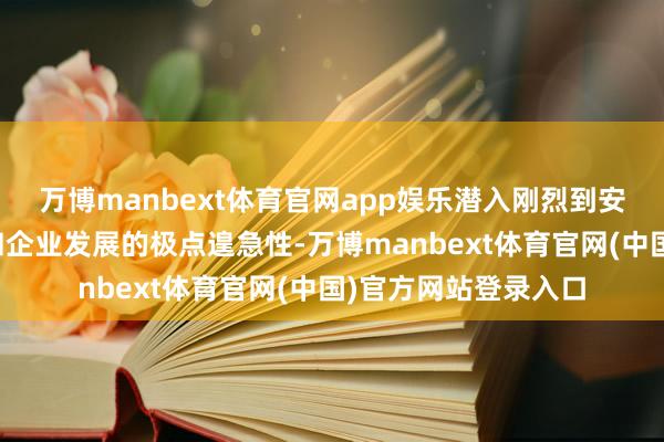 万博manbext体育官网app娱乐潜入刚烈到安全关于社会、行业和企业发展的极点遑急性-万博manbext体育官网(中国)官方网站登录入口
