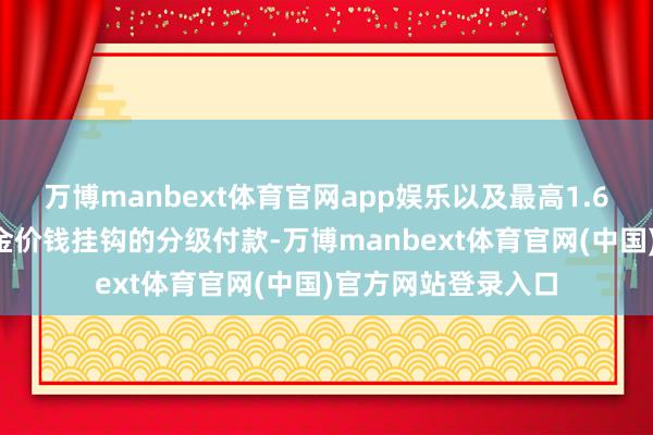 万博manbext体育官网app娱乐以及最高1.65亿好意思元与黄金价钱挂钩的分级付款-万博manbext体育官网(中国)官方网站登录入口