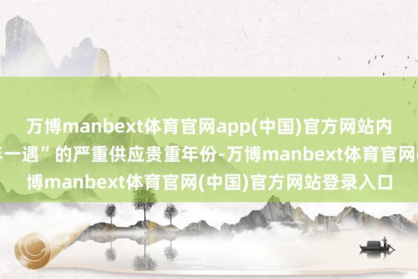 万博manbext体育官网app(中国)官方网站内存行业正过问一个“十年一遇”的严重供应贵重年份-万博manbext体育官网(中国)官方网站登录入口